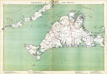 Plate 011, Dukes, Martha's Vinyard , Gay Head, Chilmark, Tisbury, Edgartown, Cottage City, Gosnold, Massachusetts State Atlas 1891